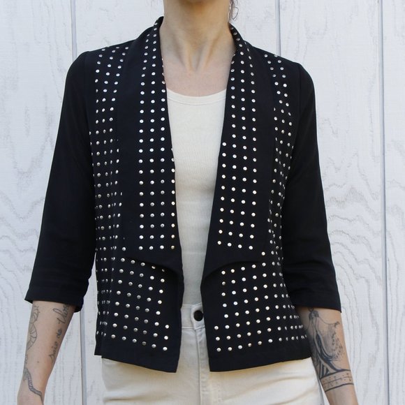 Silver Studded Jacket - Picture 1 of 15
